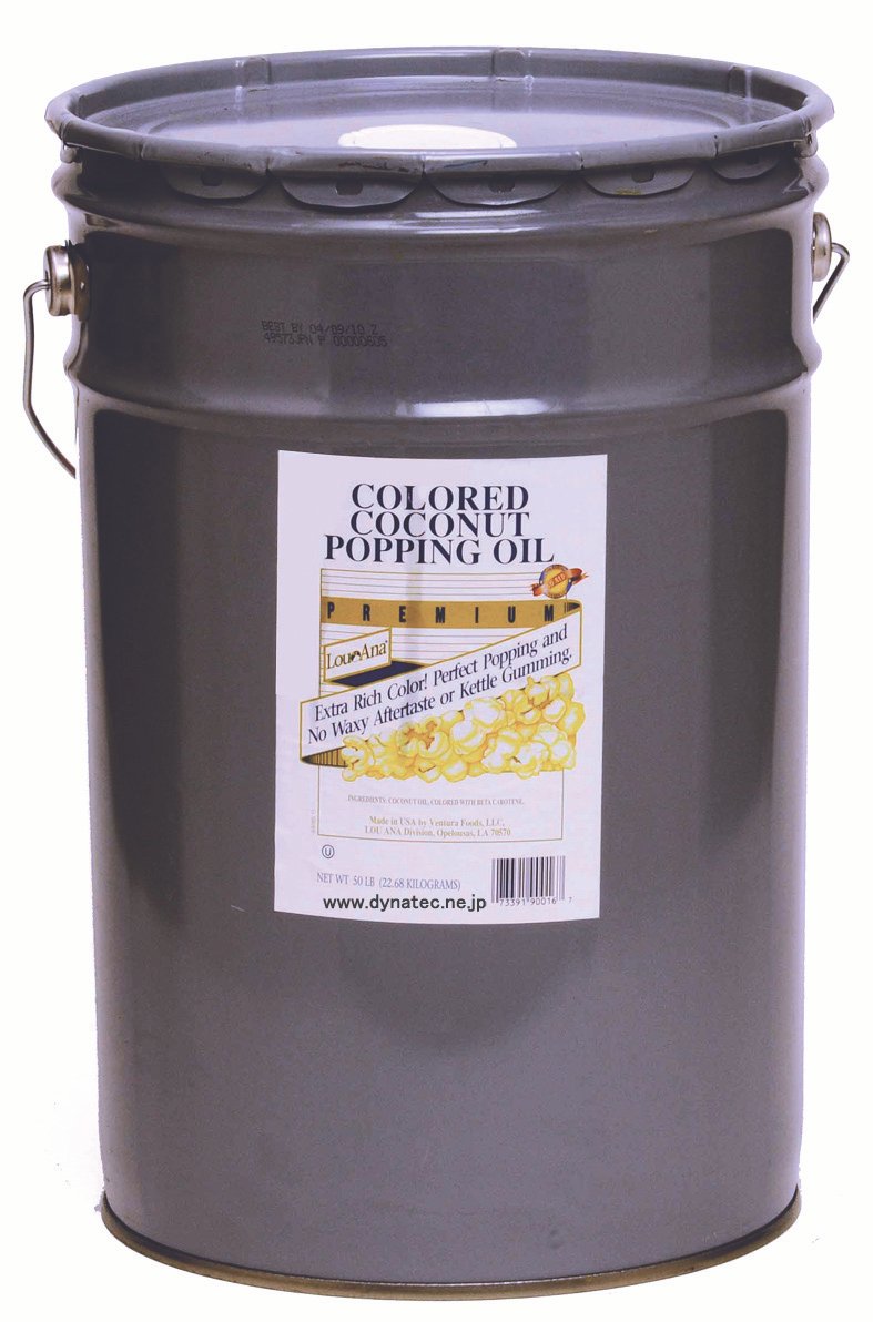 LouAna ポップコーン専用ココナッツオイル 業務用22.7kg