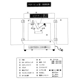 画像: ポップコーン機部品 (POP-10F用) 朝日産業製